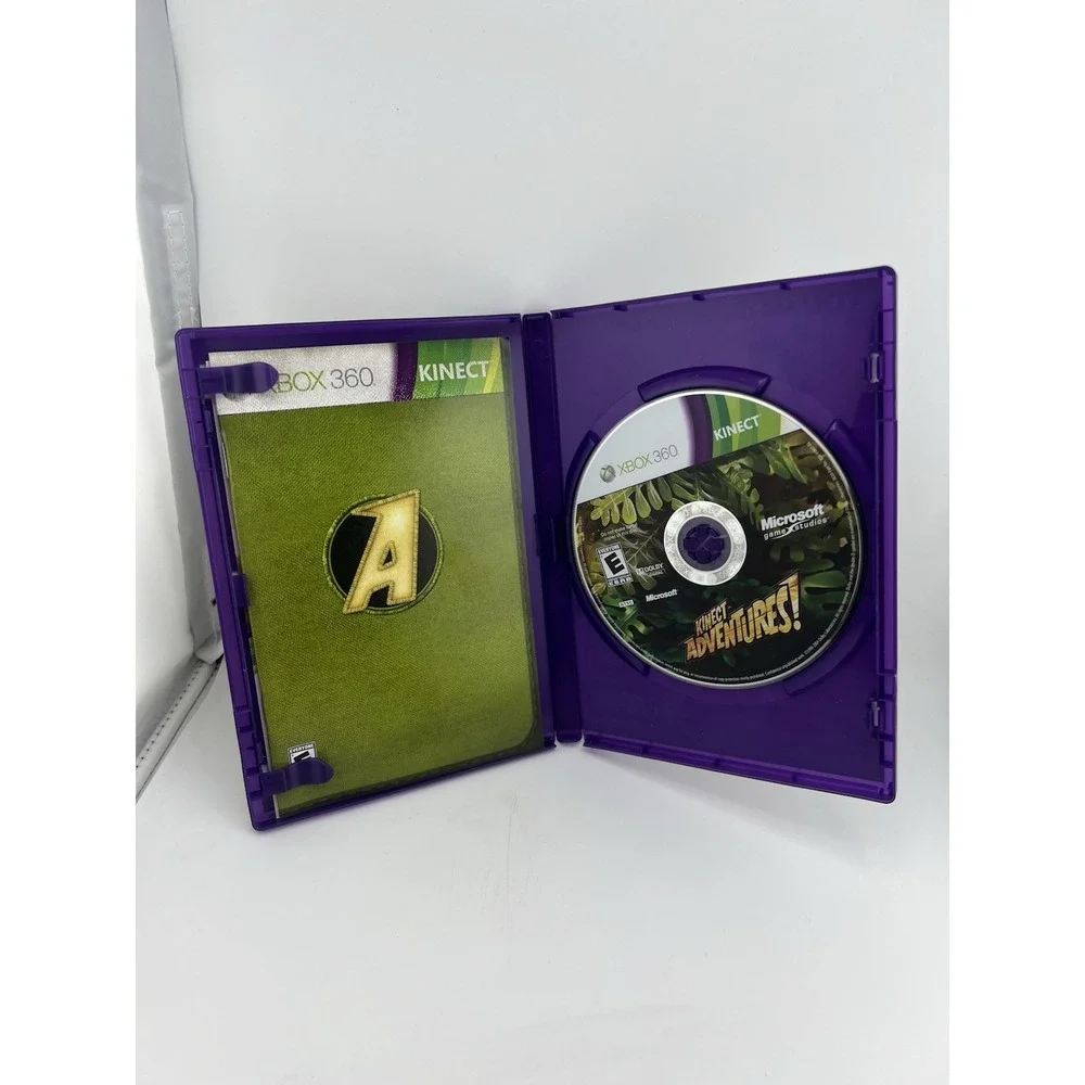 Kinect Adventures Microsoft Xbox 360 Game CIB with Manual Calibration Card